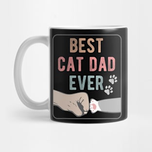 Best Cat Dad Ever Distressed Mug